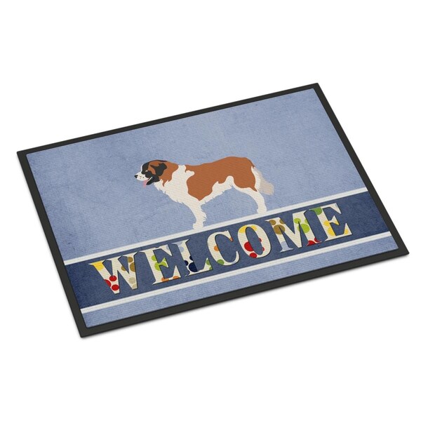 Carolines Treasures Moscow Watchdog Indoor or Outdoor Mat - 18 x 27 in. BB8341MAT - main